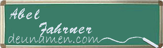 Abel Fahrner Visitenkarte